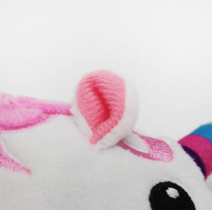 Unicorn plush keychain