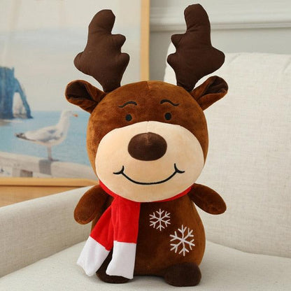 Santa and Reindeer soft toys