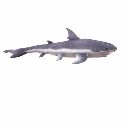 Grand Oreiller en Peluche Requin Réaliste