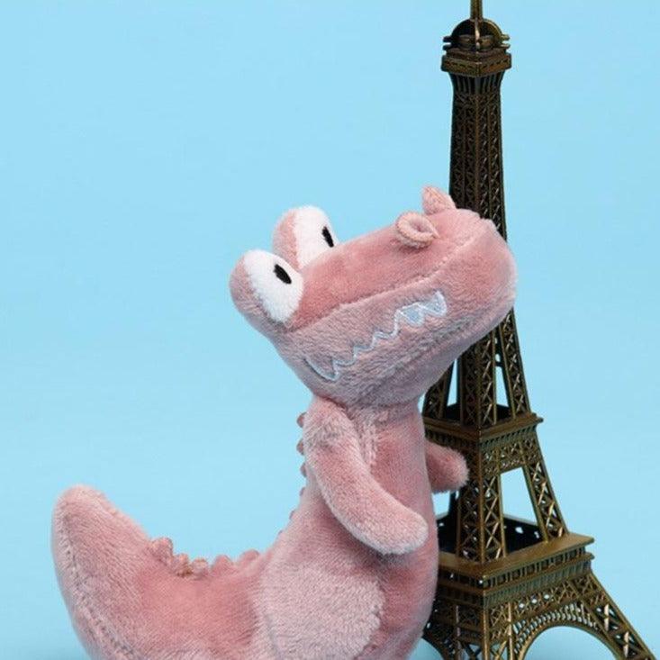 Porte-clés en peluche dinosaure