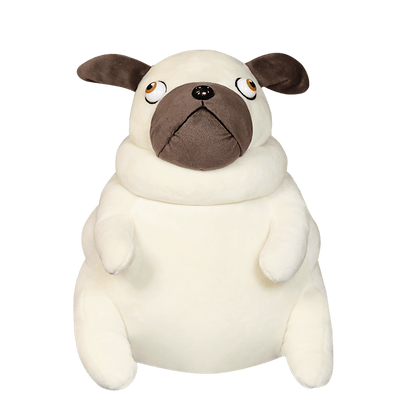 Adorable peluche carlin joufflu