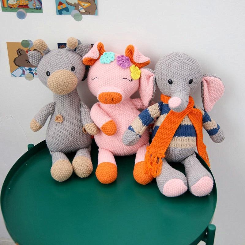 Animaux en peluche Kawaii Handmade Dolls