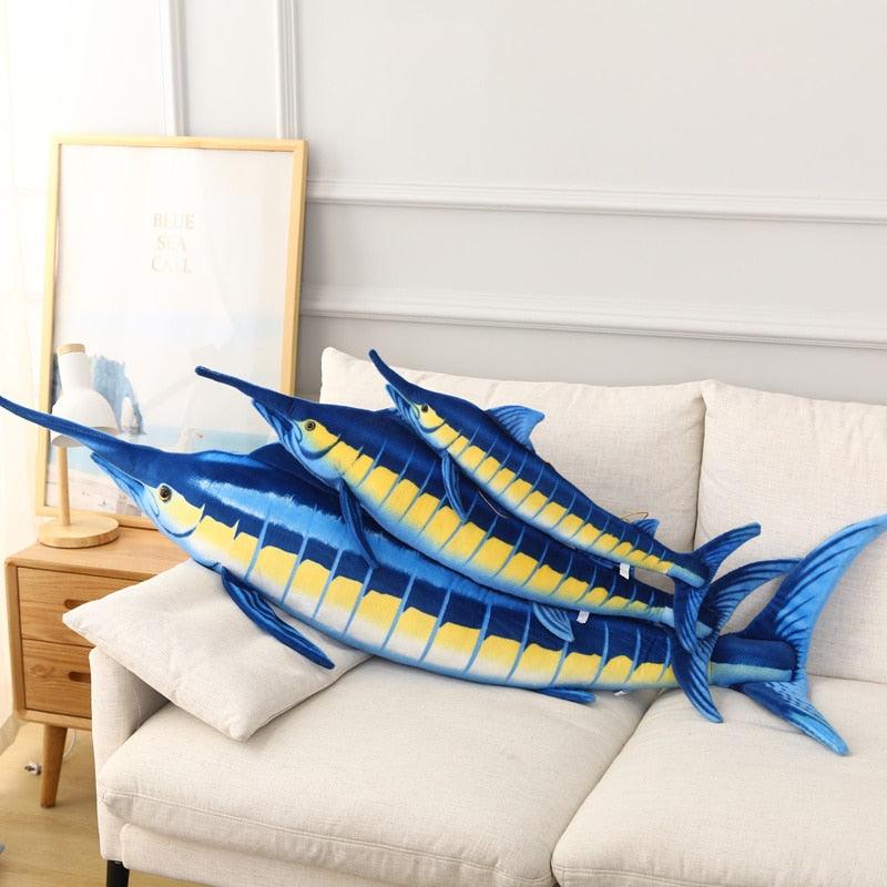 Big Blue Sailor Realistic Plush Pillows