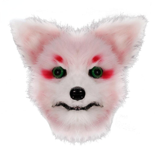 Masque de renard rose pour Halloween