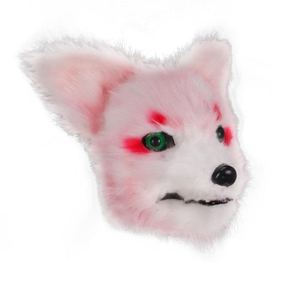 Pink fox mask for Halloween