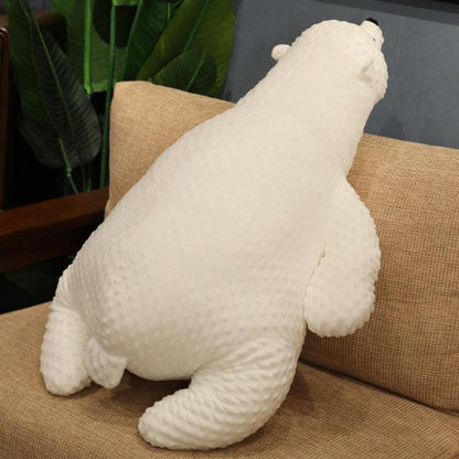 Giant Lying Polar Bear Plush Toy