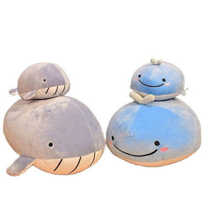 Peluche Fat Whale dauphin oreiller