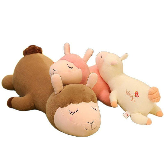 Peluche Kawaii Laying Down Alpaca