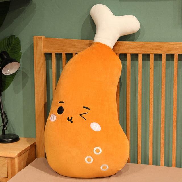 Kawaii Drumstick Shaped Chicken Plush Toy