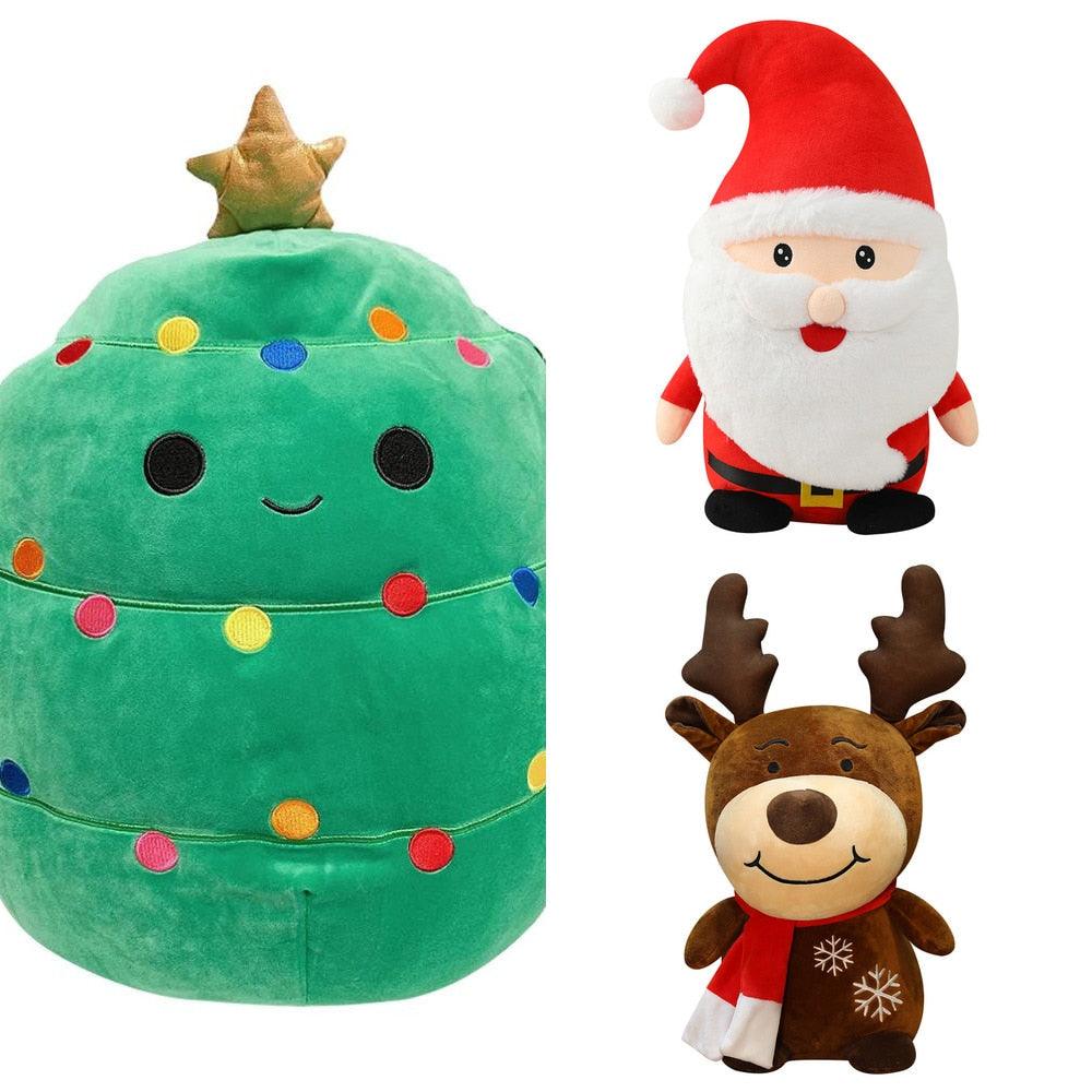 Oreiller peluche arbre de Noël Père Noël