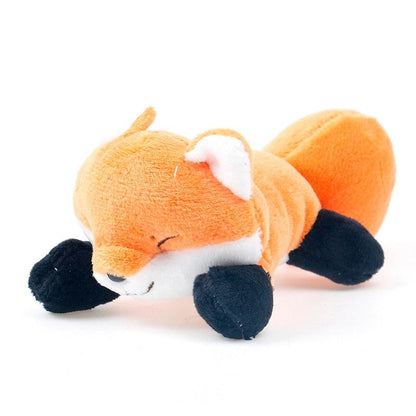 Poupée renard en peluche de dessin animé broche