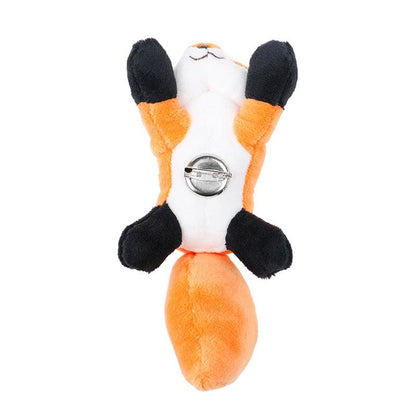 Brooch Cartoon Plush Fox Doll