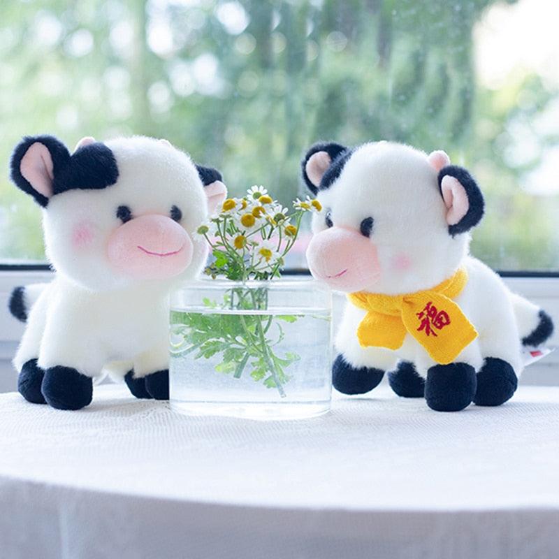 Kawaii cow plush toy