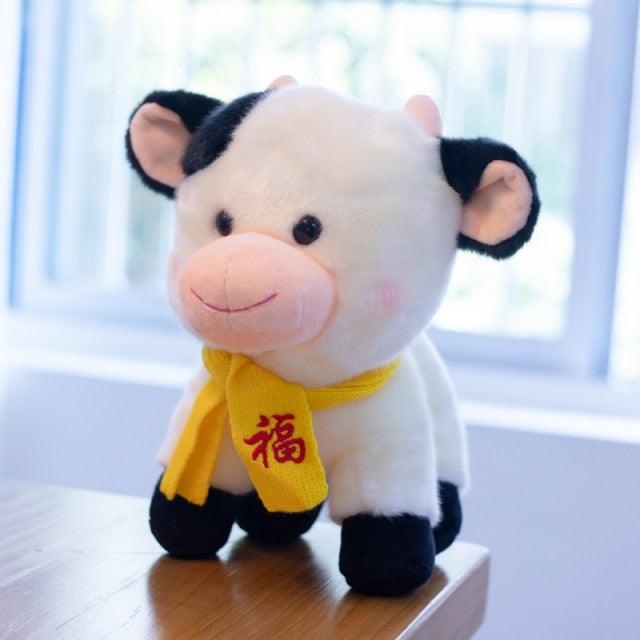 Kawaii cow plush toy