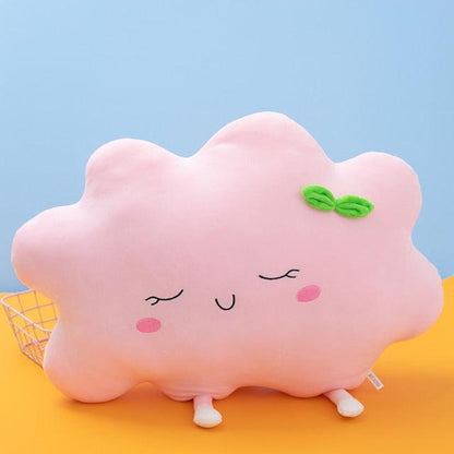 Plush Car Sun and Cloud Sofa Cushion