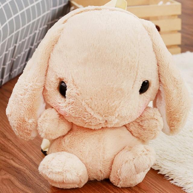 Sac à bandoulière en peluche pour lapin en fourrure