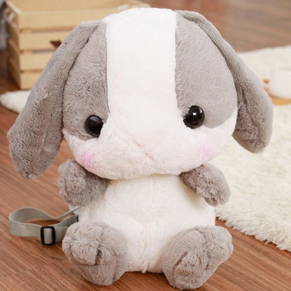 Sac à bandoulière en peluche pour lapin en fourrure