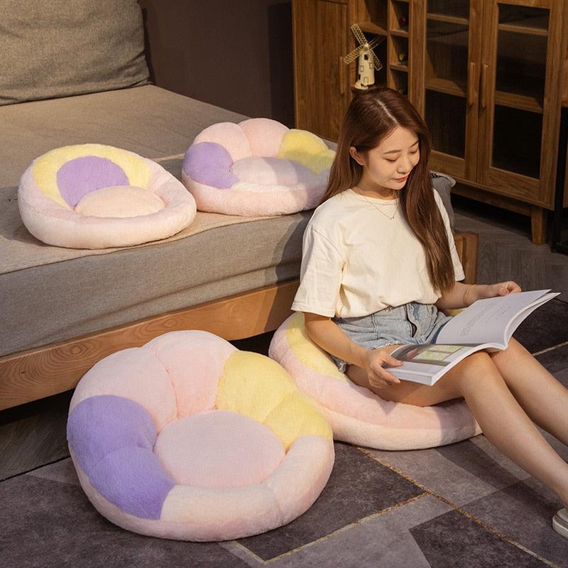 Coussin de sol coloré Kawaii