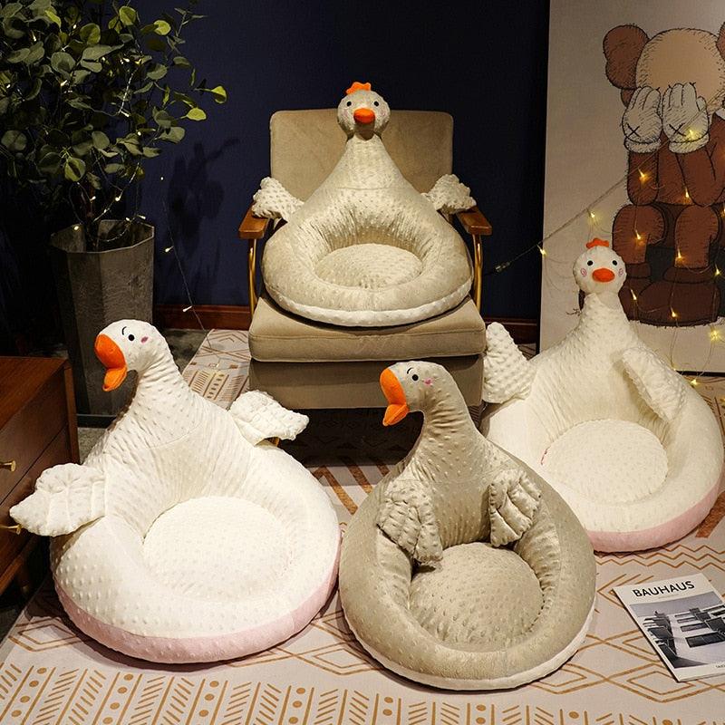 Funny Goose Chair Cushion (Coussin de chaise en forme d'oie)