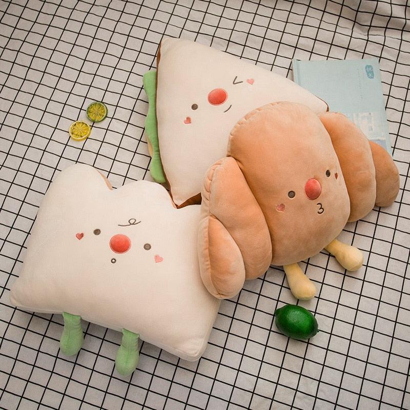 Kawaii Sandwich &amp; Bread Plush Toys