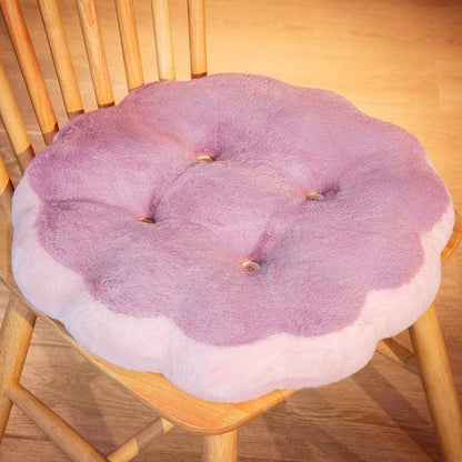 Cookie-shaped cushion