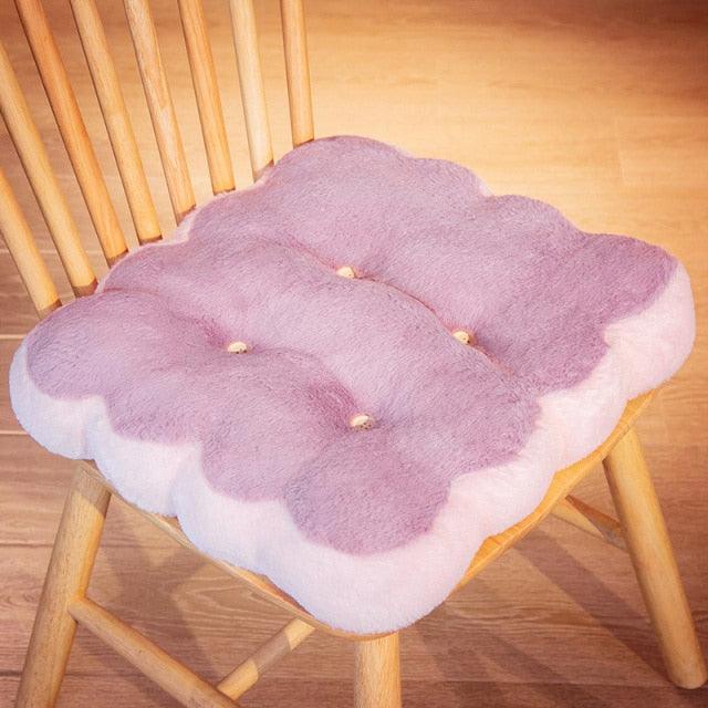 Cookie-shaped cushion