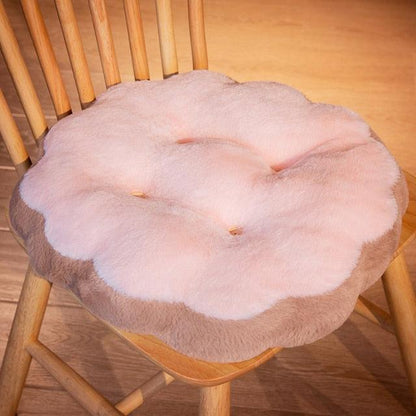 Cookie-shaped cushion