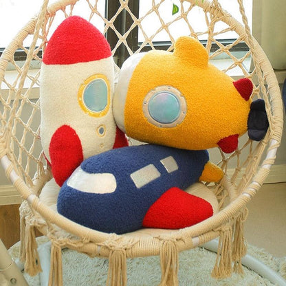 Rocket, Plane and Submarine Soft Toys