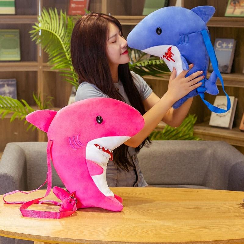 Sacs en peluche requin mignon