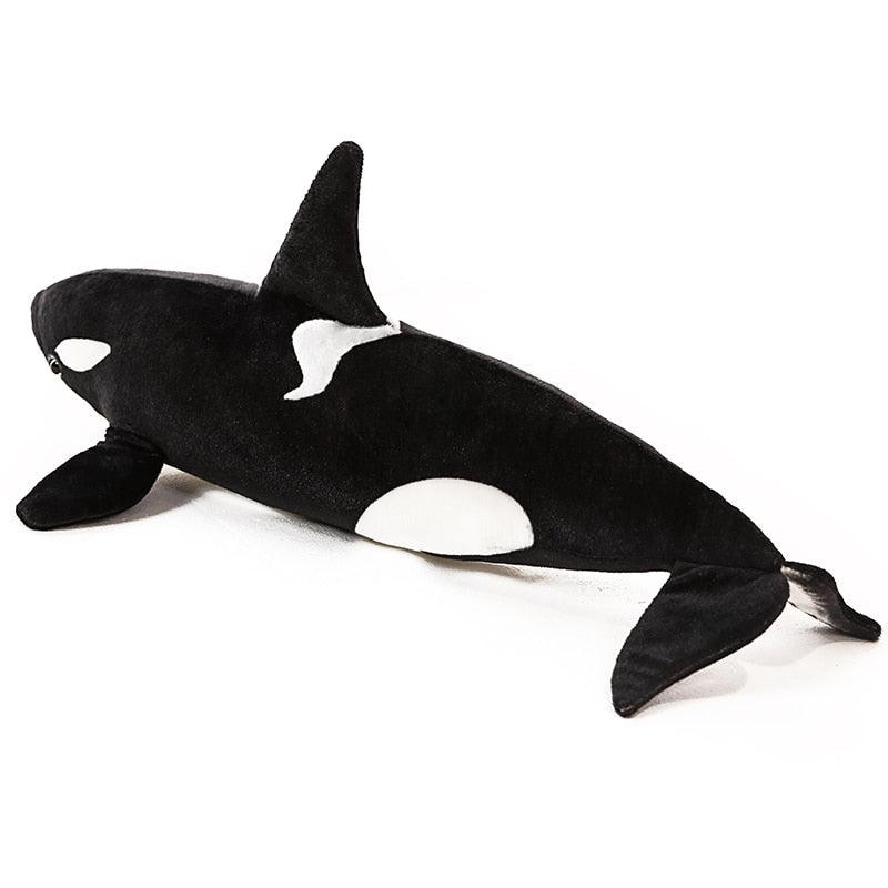 Realistic giant orca plush toy