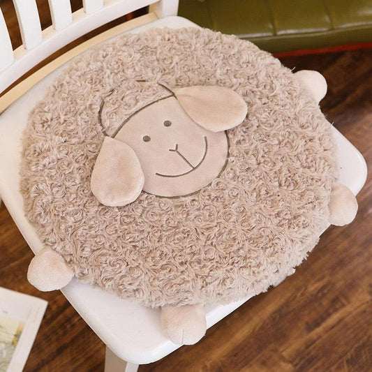 Coussins de chaise avec animaux en peluche