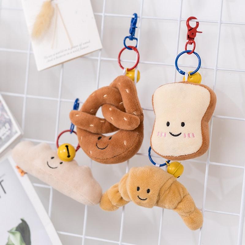 Poupée Baguette Pretzel Croissant Pain grillé Peluche