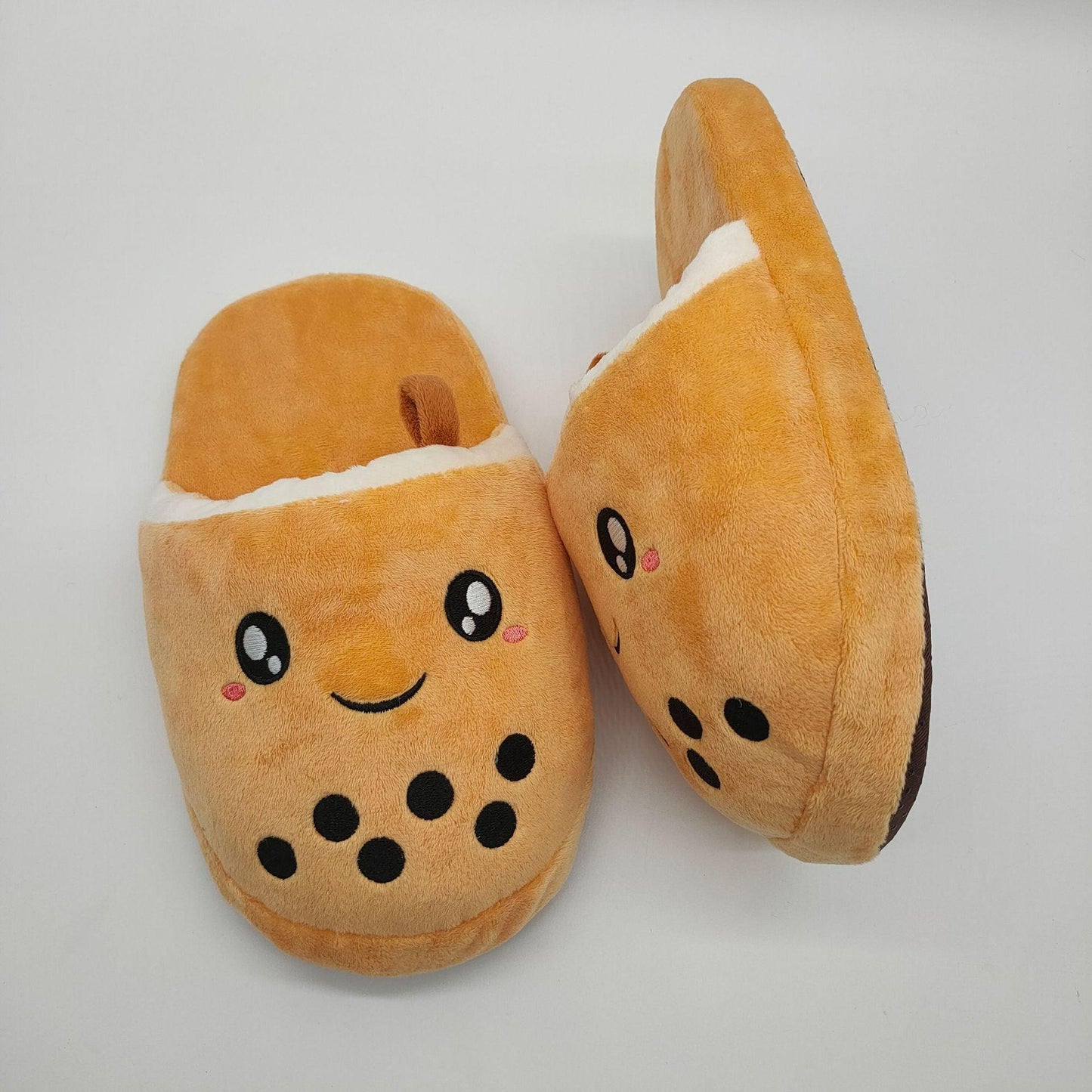 Chaussons Boba Tea en peluche