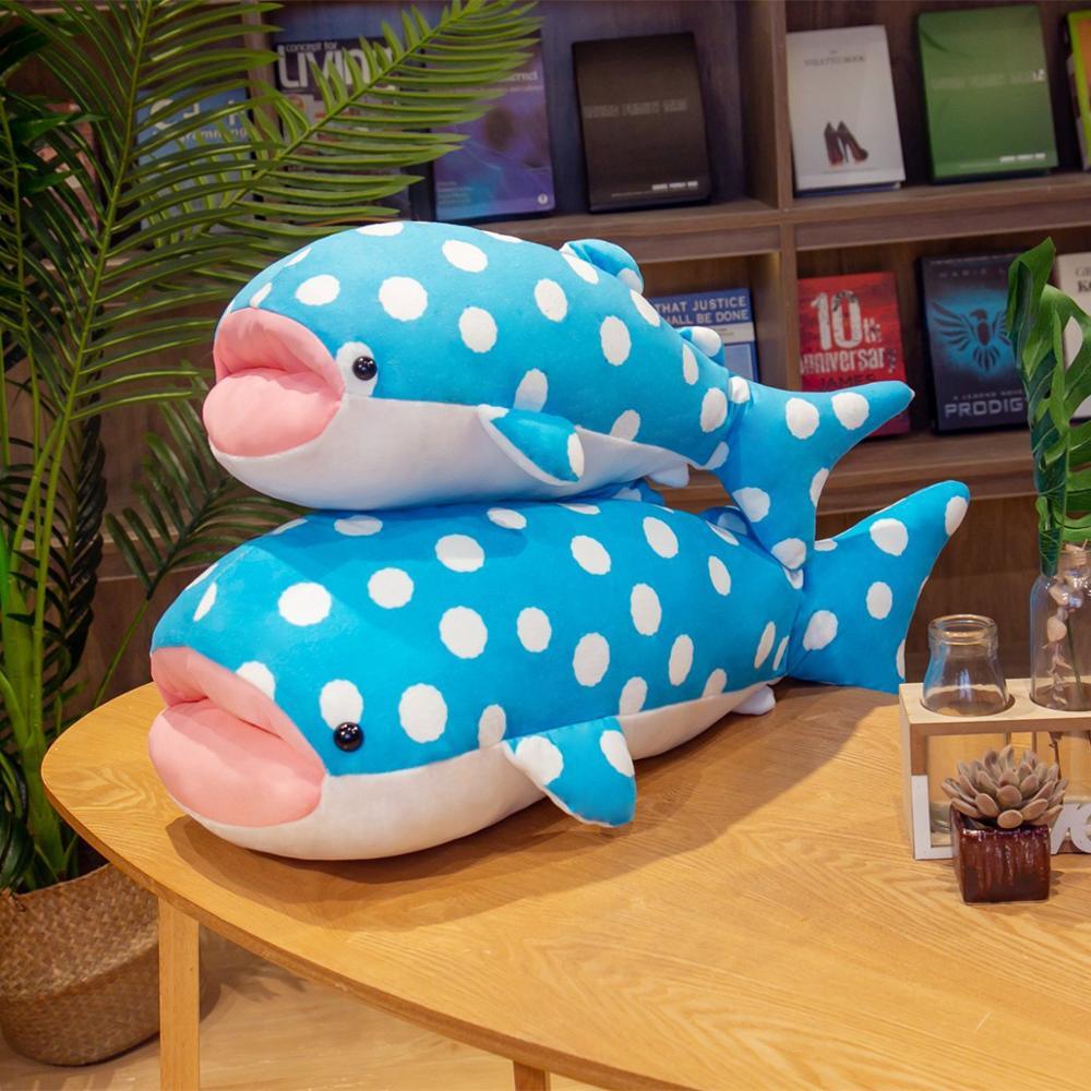 Spotted whale plush toy