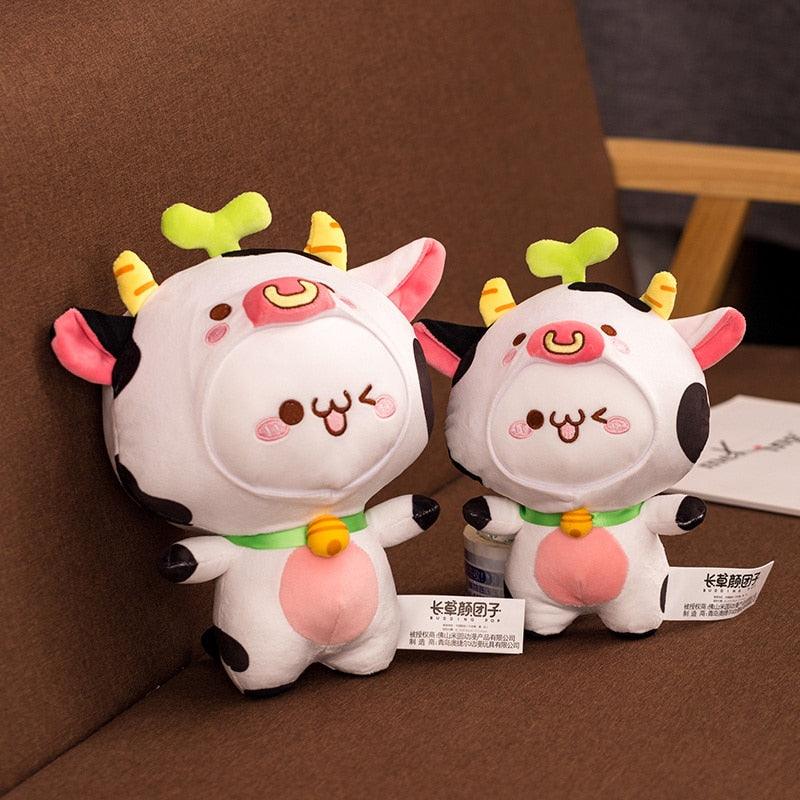 Peluche Kawaii Dumpling Toy Cow Stuffed Animal