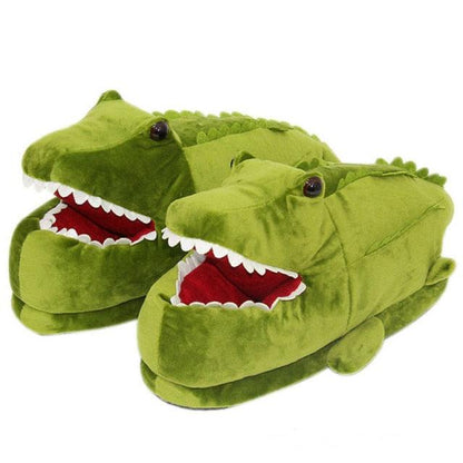 Dinosaur Plush Slippers