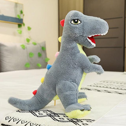 Colorful T-Rex plush toy