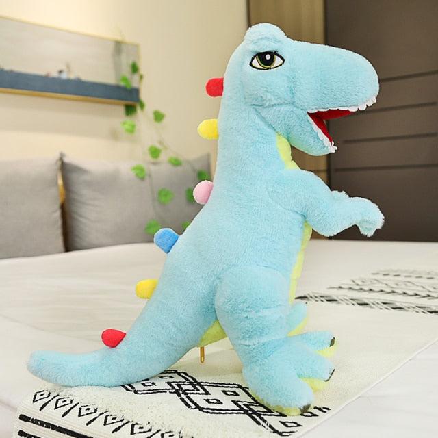 Colorful T-Rex plush toy