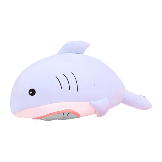 Oreiller en peluche en forme de requin