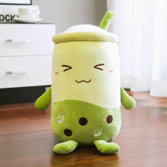 Real Life Bubble Tea Cup Plush Pillow