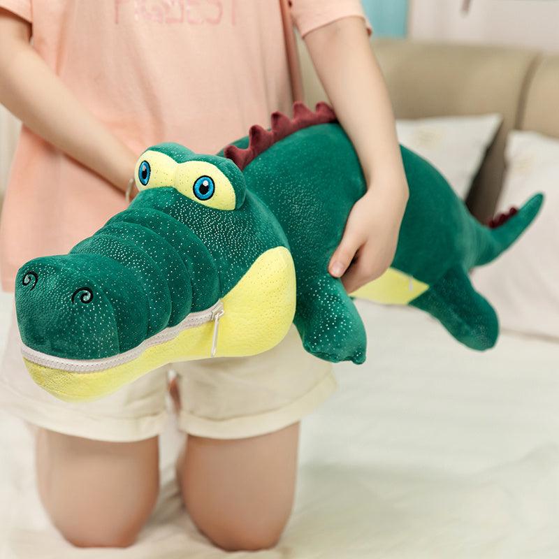 Mignon Crocodile Géant Carton Animaux Rembourrés