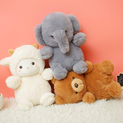 Fluffy Super Soft Cuddly Animal Friends Plush Toys