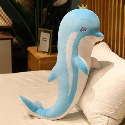 Heart-shaped Dolphin plush toy