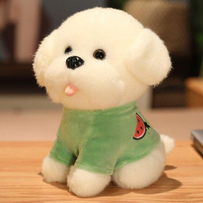 Plush Kawaii Puppy Dog With Sweater