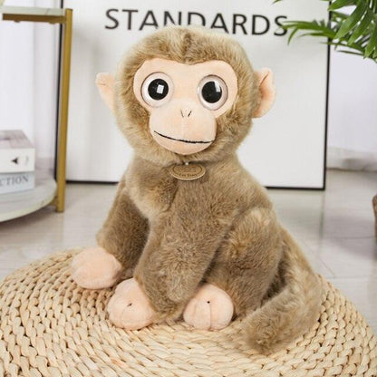 Fluffy monkey plush toy