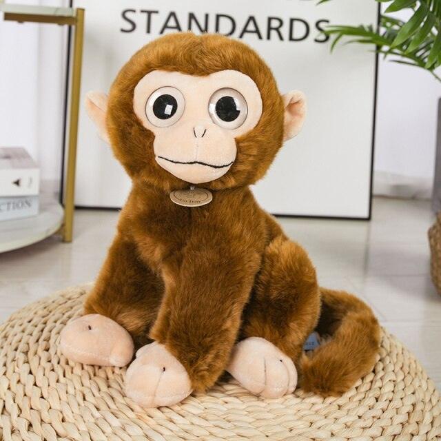 Peluche singe duveteux