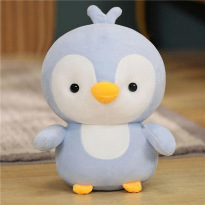 Adorable plush penguin couple