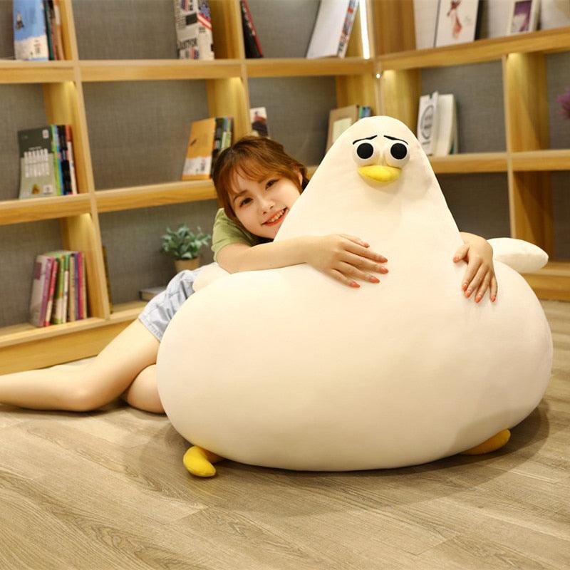 Kawaii Big Chicken Plush Pillow