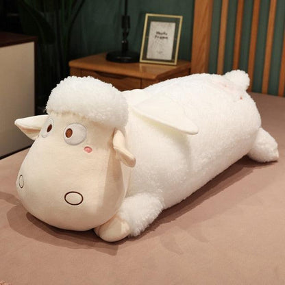 Peluche Ange Mouton Couché