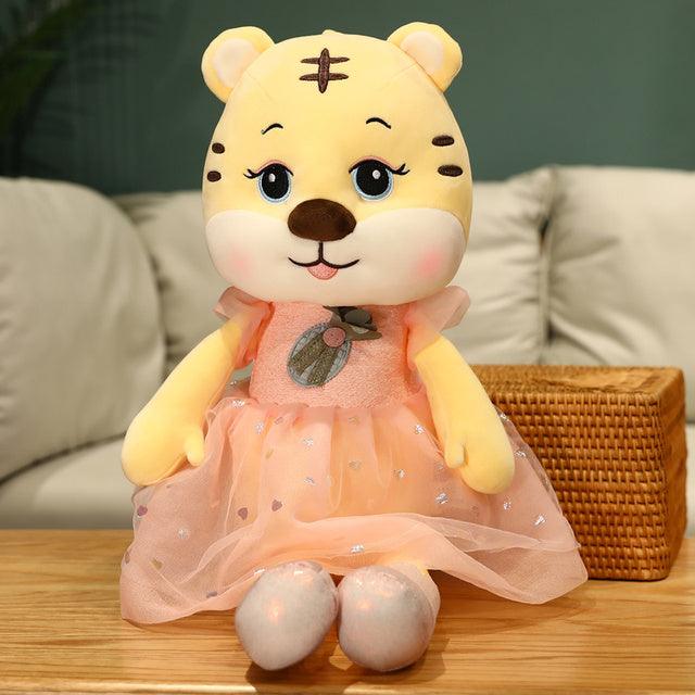 Tiger plush with ballet skirt